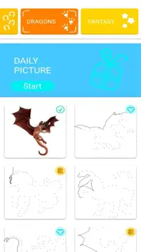 Dotly- connect dot to dot, free waiting room games Screen Shot 10