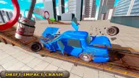 Flying Car Derby Crash Stunts & Autorennen Screen Shot 16