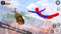 Stickman Rope Hero-Spider Game Screen Shot 3