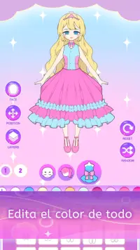 Princess Girl juego de vestir Screen Shot 4