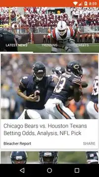 Glimpse News - Chicago Bears Screen Shot 1