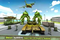 US Army Transport Game - Robot Transformation Tank Screen Shot 4