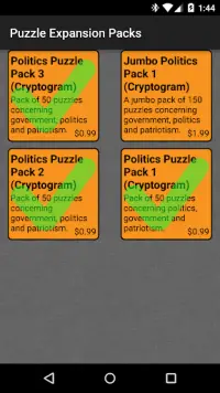Cryptogram Word Puzzle Screen Shot 7