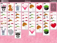 Freecell Valentine Game Screen Shot 7