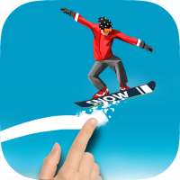 स्नोबोर्ड दौड़ - सड़क ड्रा खेल खेल