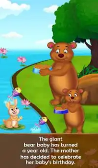 Baby Bear B'day Bedtime Story Screen Shot 2