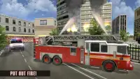 911 Fire Rescue Truck driver Screen Shot 12