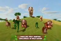 Leão final vs dinossauro: aventura selvagem Screen Shot 13