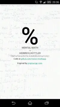 Mental Math Screen Shot 3