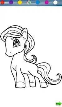 Coloring: Little Pony Screen Shot 0