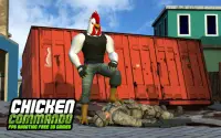 Chicken Commando: FPS Shooting Juegos 3D gratuitos Screen Shot 2