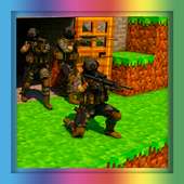 Mapa de ataque de soldado para Minecraft PE