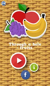 Through a hole - fruits Screen Shot 6