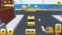 Block Car Taxi Simulator Screen Shot 1