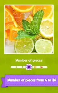 Fruit Jumble! Kids Jigsaw Game Screen Shot 1