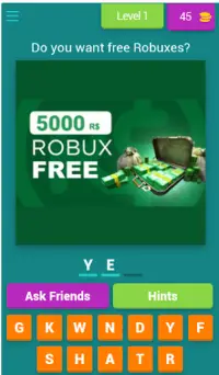 Free 5000 Robux Screen Shot 0