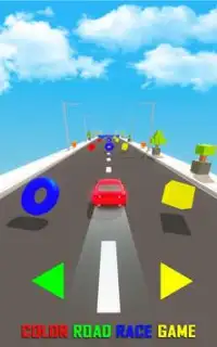 Twisty Color Car Racing Road Game Screen Shot 4
