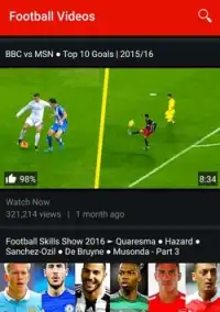 Football Videos Screen Shot 1