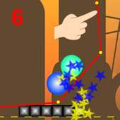 Brain On Physics Draw Line Ball Puzzles 6
