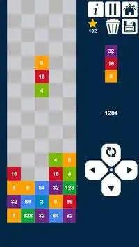 descartar e mesclar números 2048: jogo de números Screen Shot 3