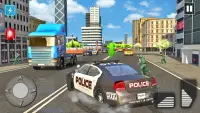 Police Car Driving in City Screen Shot 1