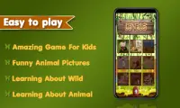 Animal Jigsaw Puzzles for Kids Game Screen Shot 1