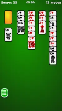 Classis Aces Up Solitaire Card Game Screen Shot 0