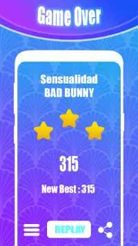 🎹 Bad Bunny Piano Tiles Screen Shot 2