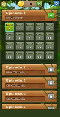 Jungle Gem Blast Magic Puzzle Game Screen Shot 2