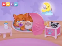 قطتي - رعاية الحيوانات الأليفة واللباس للأطفال Screen Shot 7