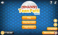 Teen Patti Offline Indian Poker Screen Shot 0