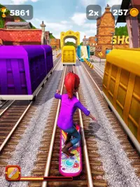 Royal Princess Subway Run : Endless Runner Game Screen Shot 2