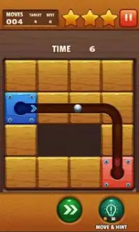Slide ball - Rolling ball - Unblock puzzle Screen Shot 1