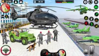 Army Cargo Truck Driving Game Screen Shot 1
