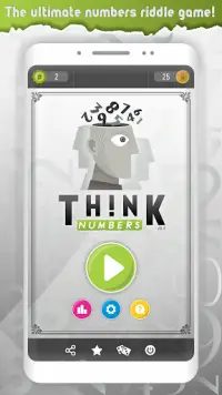 Think Numbers – Brain teaser word riddles Screen Shot 0