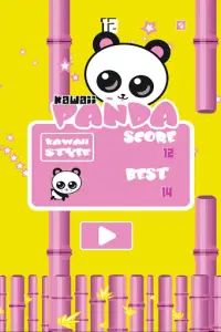 Kawaii Pandas flappy Adventure Screen Shot 4