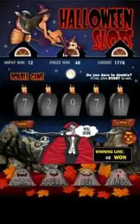 Halloween Slot Machine HD Screen Shot 1
