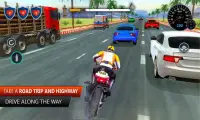 Highway Rider: Motorcycle simulator dirt bike game Screen Shot 3