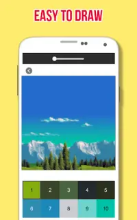 Landscape Coloring By Number - Pixel Art Screen Shot 5
