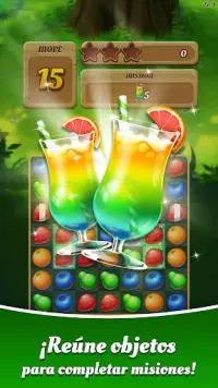 Juice Pop Mania: sabroso juego de Match-3 de fruta Screen Shot 1