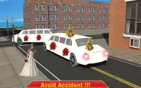 City Wedding Limousine Car Sim Screen Shot 8