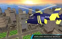 City Police Helicopter Games: missões de resgate Screen Shot 10