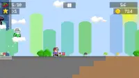 Pixel World: The Escape (2D Runner) Screen Shot 2