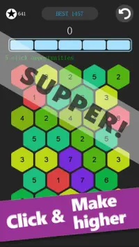 Click Hexagon -Fun puzzle game Screen Shot 0