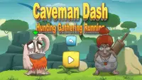 Caveman Dash – Dino Hunter Screen Shot 0