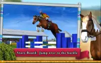 Cavalo Corrida Saltando Quest - iHorse Campeão Lig Screen Shot 1