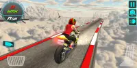 Crazy Bike Stunt 3D, trilhas impossíveis do céu Screen Shot 4