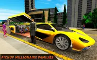 Limo Taxi Simulator 3D Big City Crazy Driving Game Screen Shot 10
