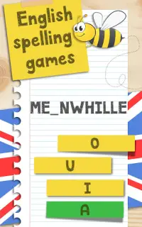 İngilizce Öğren Kelime Oyunları Yazım Testi Oyunu Screen Shot 6