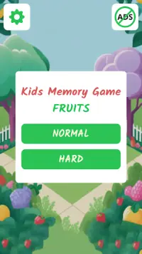 Kids Memory Game: Fruits Screen Shot 5